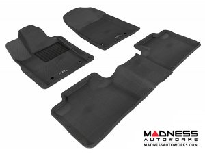 Jeep Grand Cherokee Floor Mats (Set of 3) - Black by 3D MAXpider Jeep Grand Cherokee Floor Mats (Set of 3) - Black by 3D MAXpider